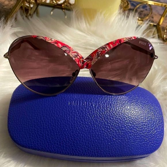 Emilio Pucci Butterfly Sunglasses - Picture 8 of 13